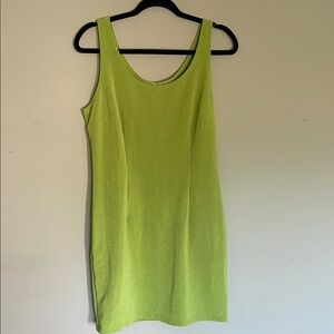 DJ & CO Vibrant Green Mini Dress